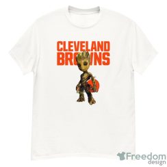 Cleveland Browns NFL Football Groot Marvel Guardians Of The Galaxy T Shirt