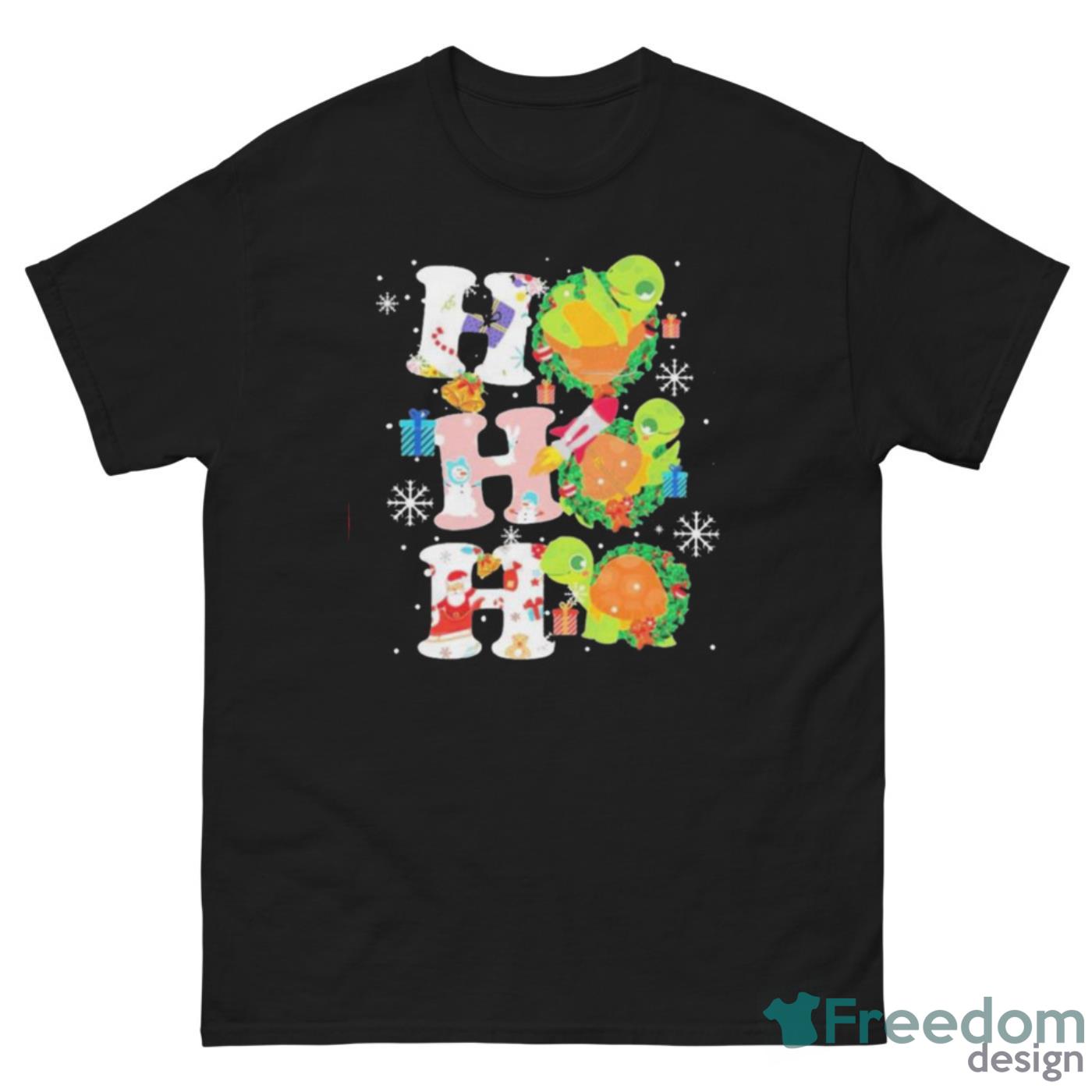 Colorful Turtles Ho Ho Ho Christmas Shirt - G500 Men’s Classic Tee