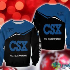 csx transportation Sleigh Christmas 3D Sweatshirt AOP Gift For Men And Women