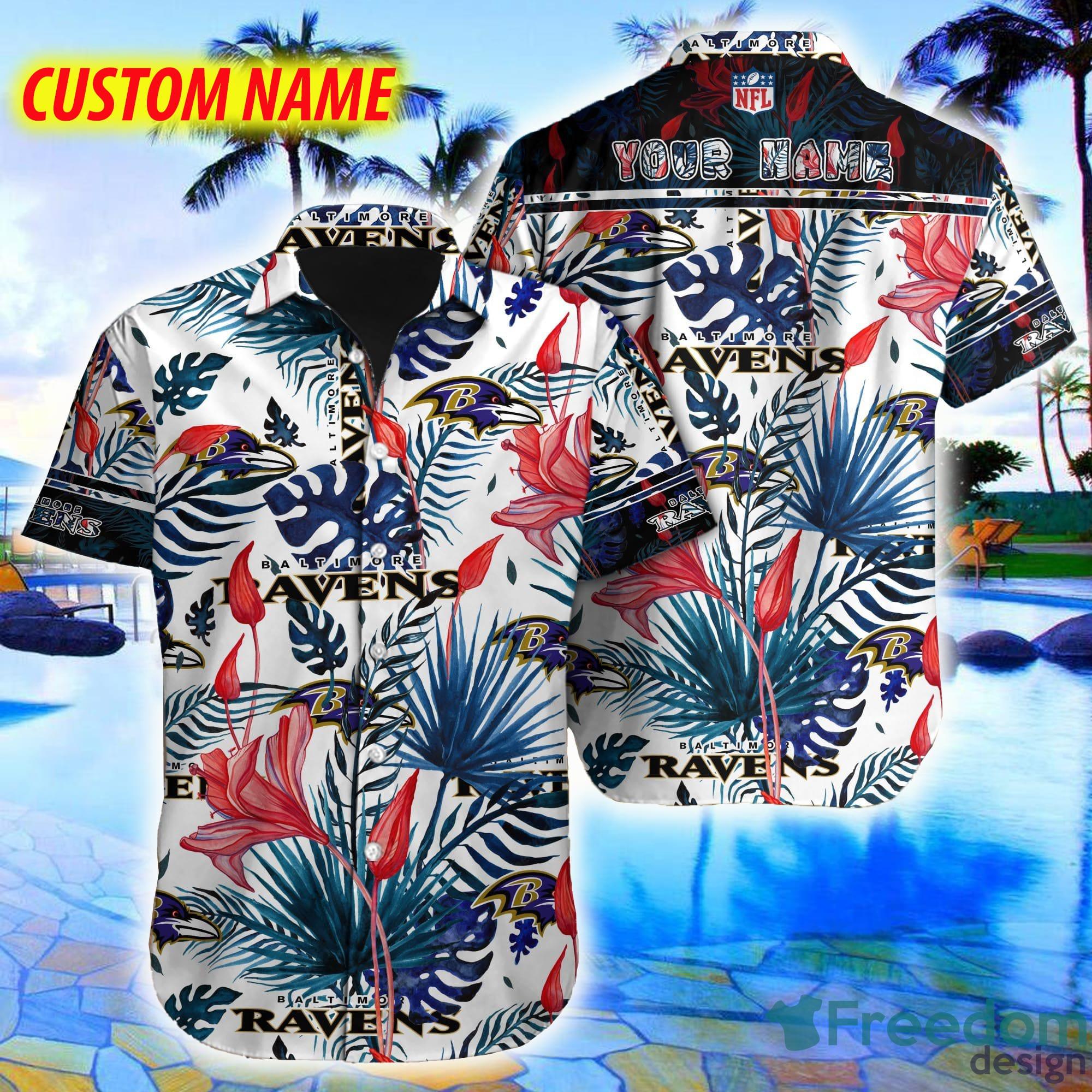 Miami Dolphins NFL Hawaiian shirt Custom Name Summer Gift - Freedomdesign