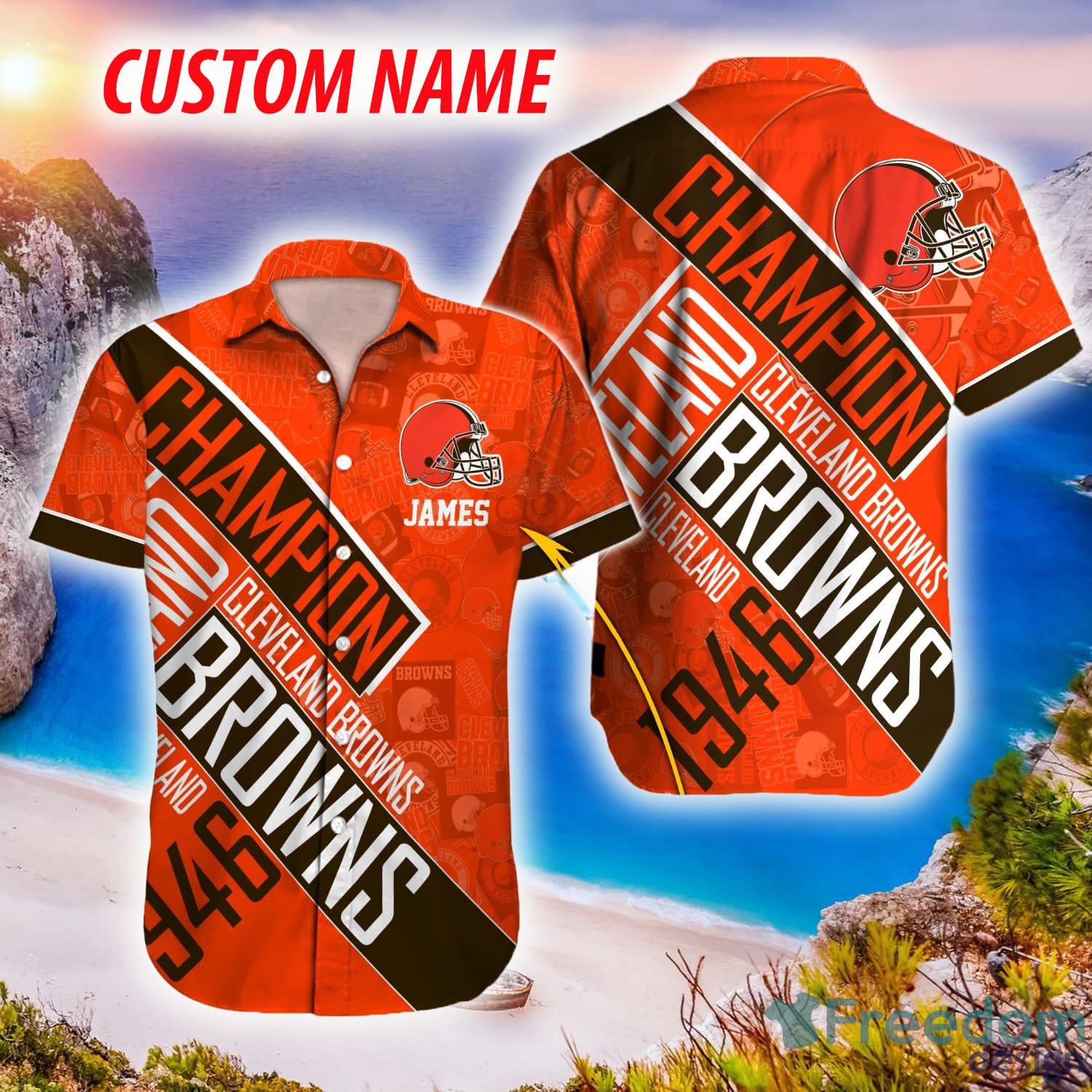 Cleveland Browns Baseball Jersey Shirt NFL Fan Gifts Custom Name