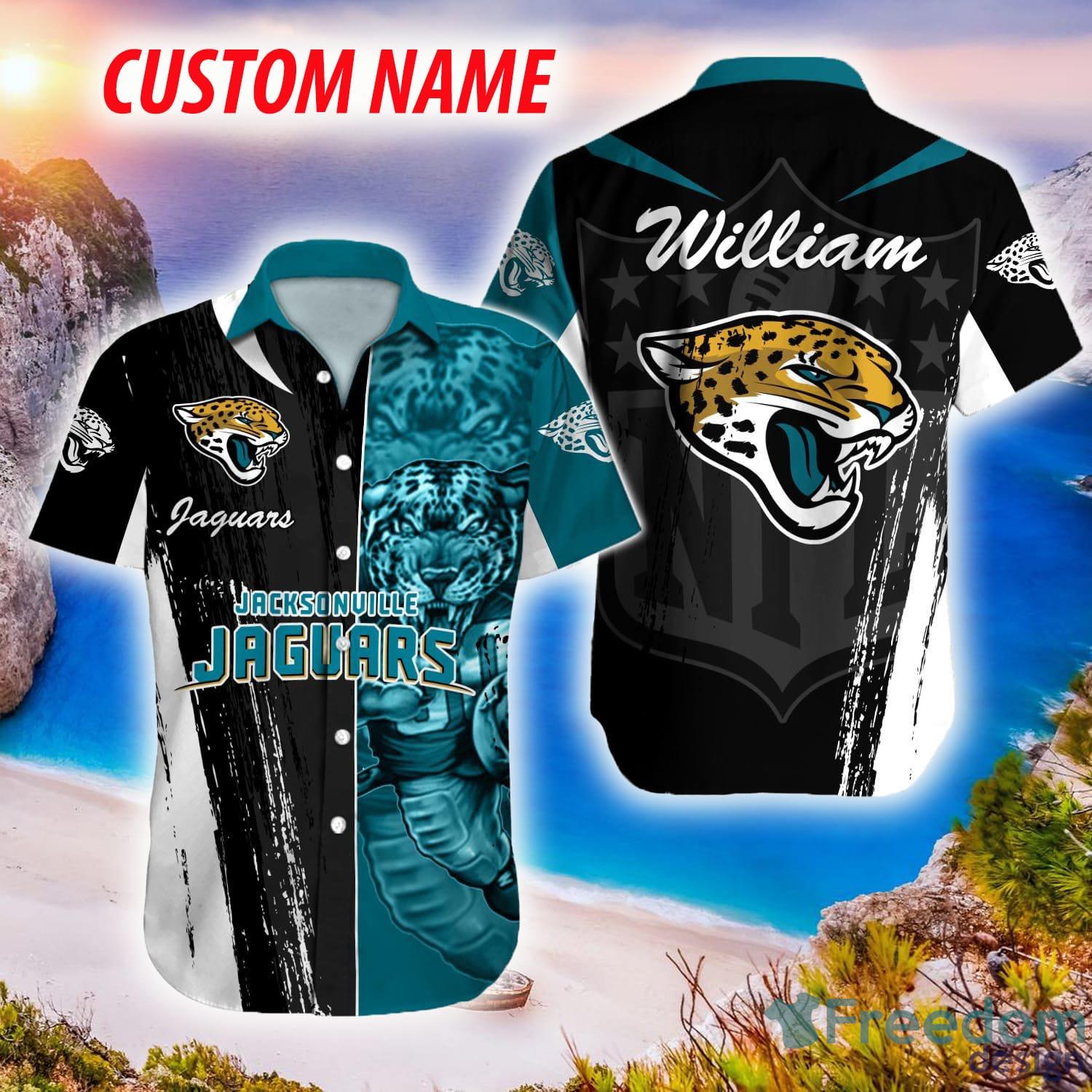 Jacksonville Jaguars NFL Custom Name Hawaiian Shirt For Men Women