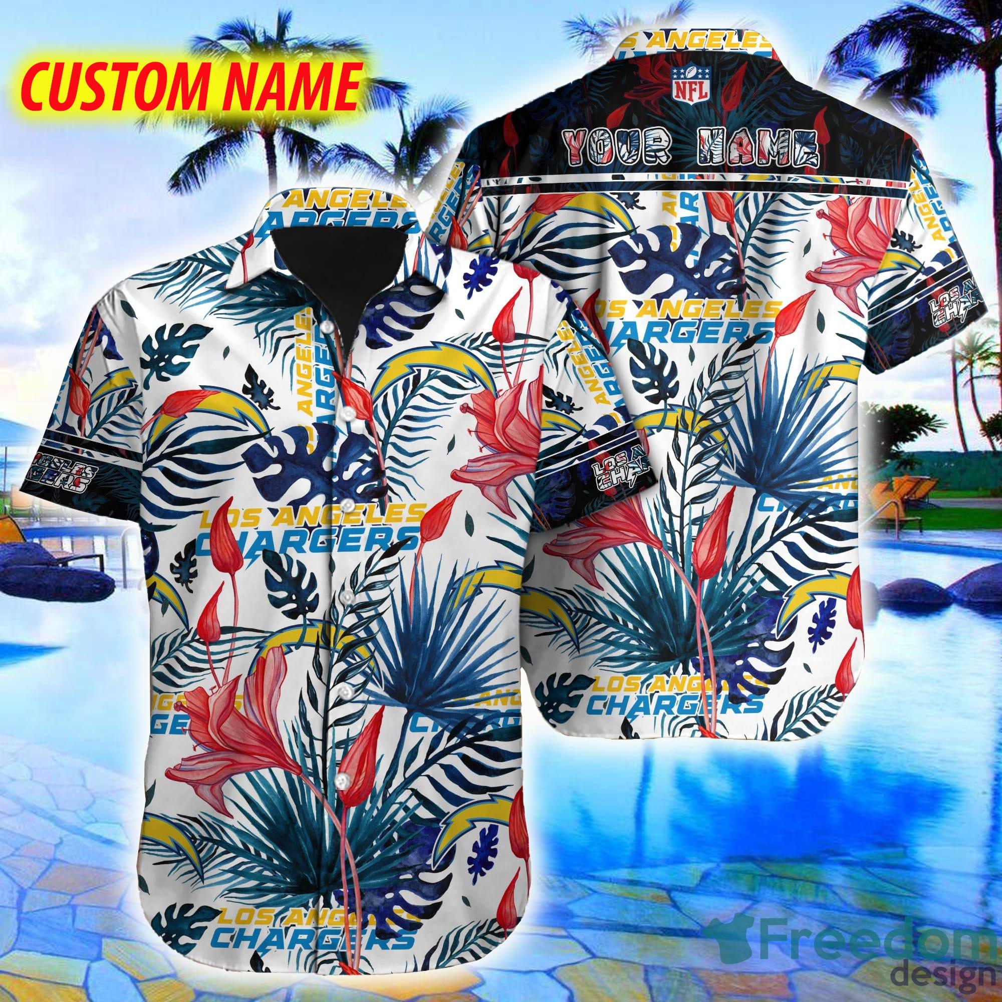 Chargers Hawaiian Shirt Special LA Chargers Gift - Personalized Gifts:  Family, Sports, Occasions, Trending