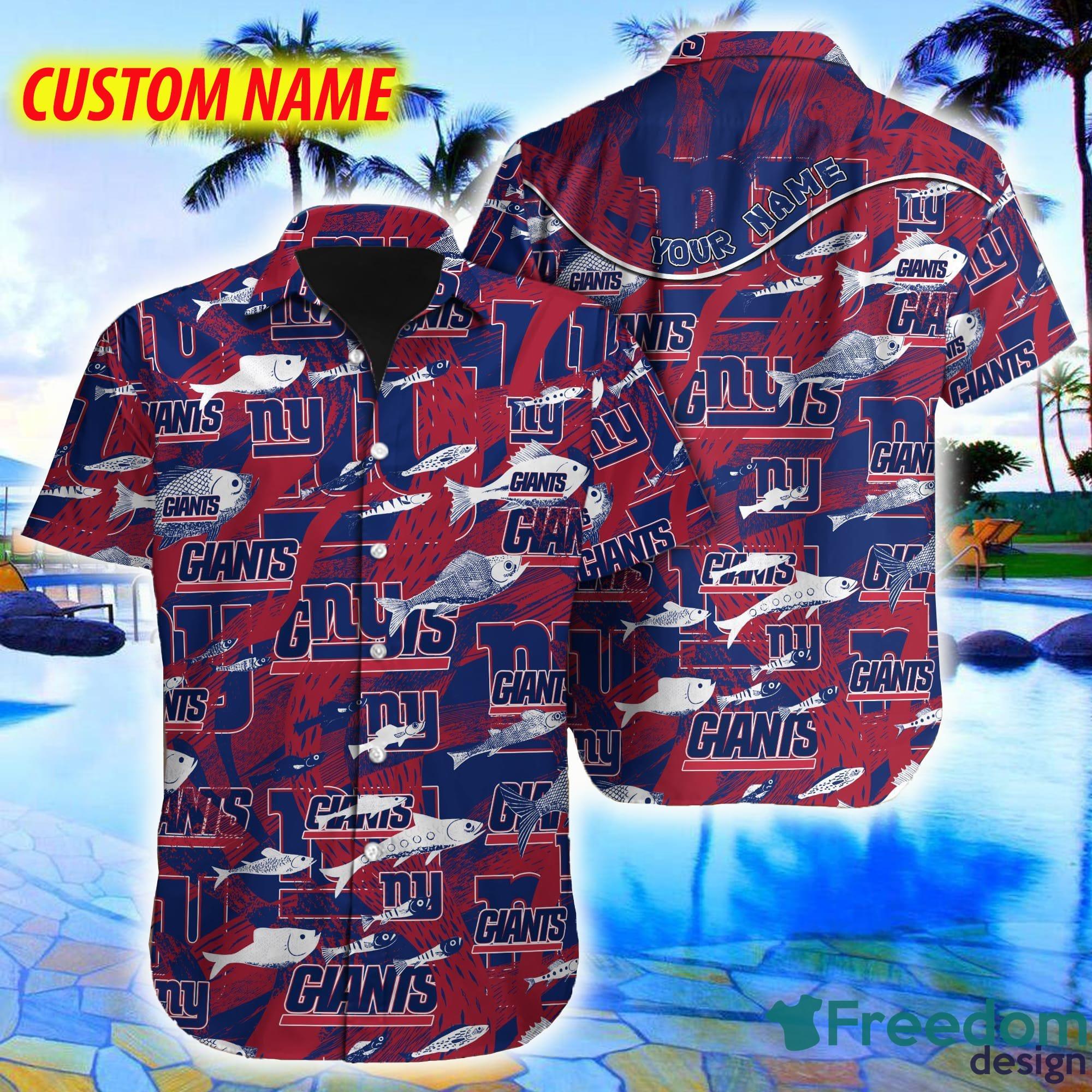 New York Giants NFL Custom Name Hawaiian Shirt For Men Women Gift For Fan -  Freedomdesign