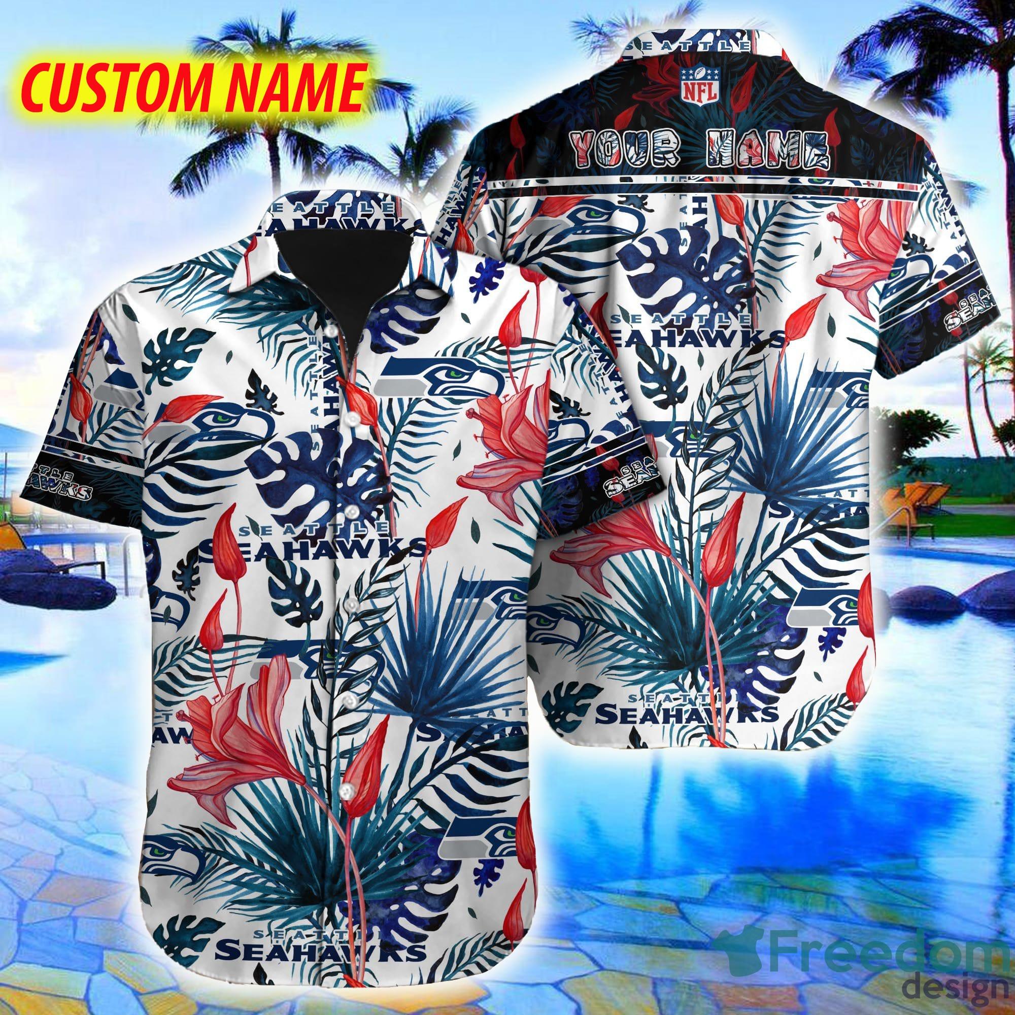 Seattle Seahawks NFL Summer Customized Hawaiian Shirt