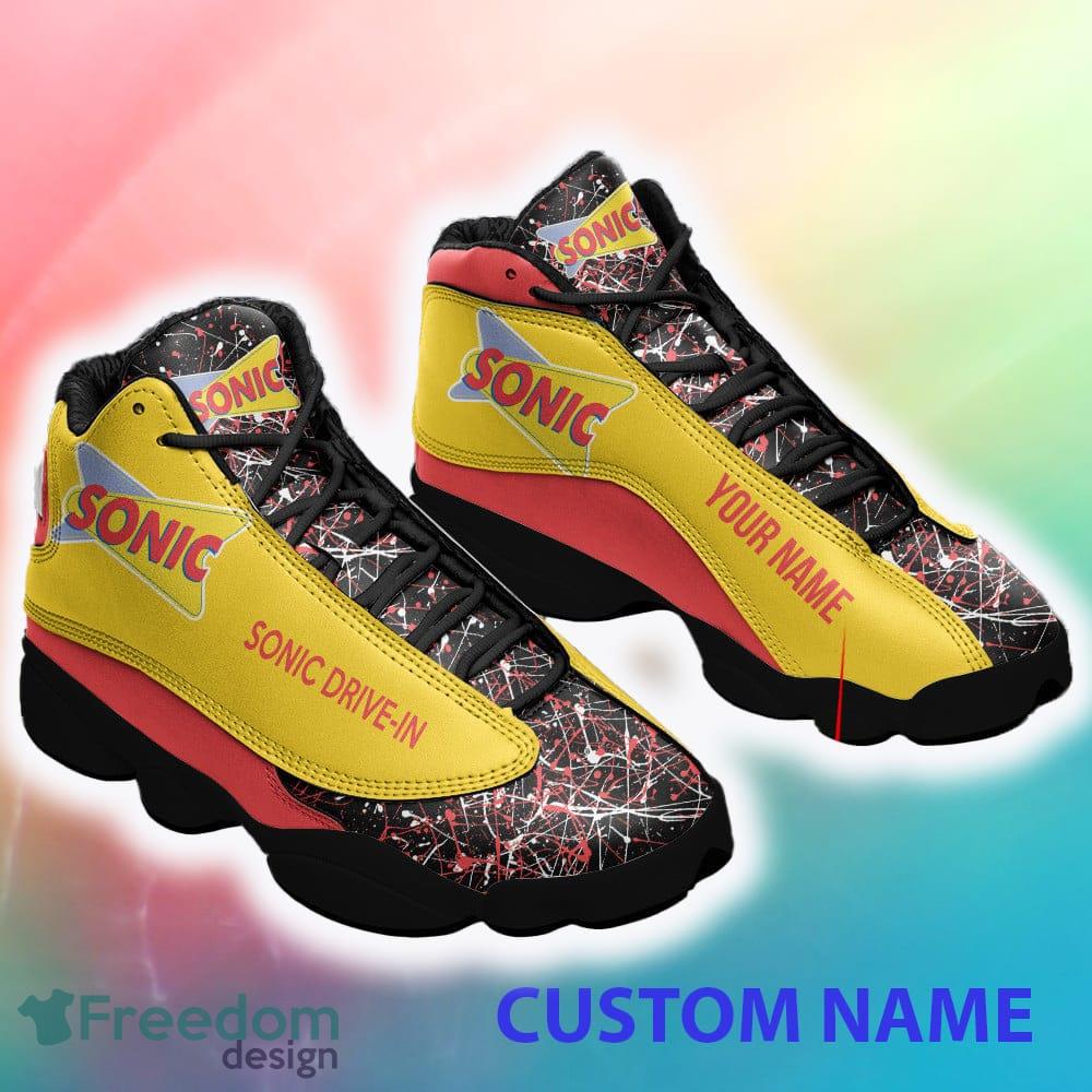 Sonic Air Jordan 13 Custom Shoes