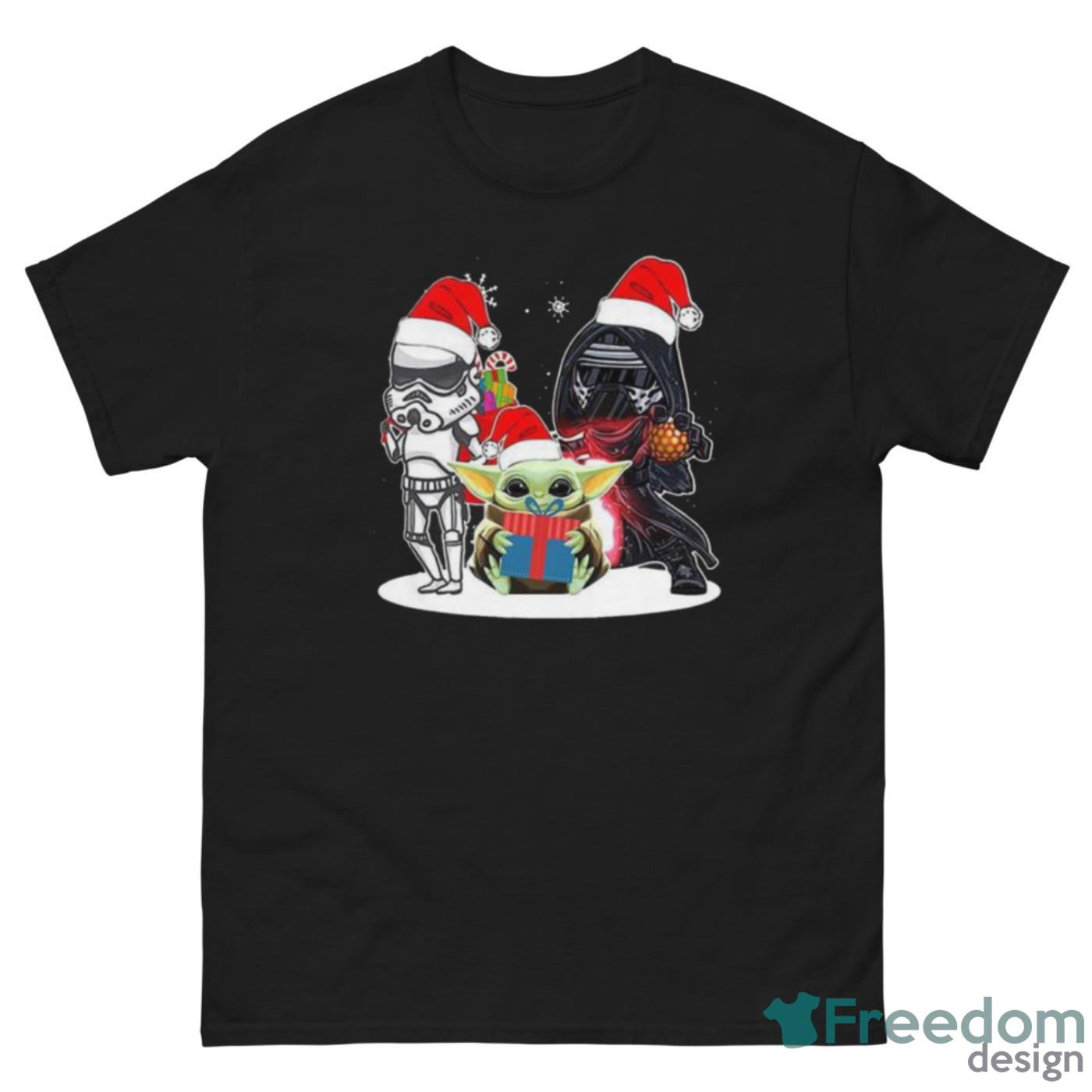 Cute Baby Yoda And Darth Vader Stormtrooper Merry Christmas Shirt - G500 Men’s Classic Tee Cute Baby Yoda And Darth Vader Stormtrooper Merry Christmas Shirt - G500 Men’s Classic Tee