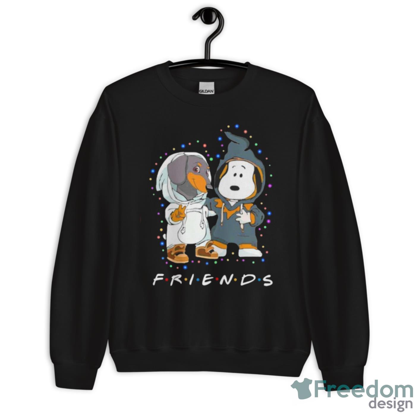 Cute Dachshund And Snoopy Friends Christmas Light Shirt - Unisex Heavy Blend Crewneck Sweatshirt Cute Dachshund And Snoopy Friends Christmas Light Shirt - Unisex Heavy Blend Crewneck Sweatshirt