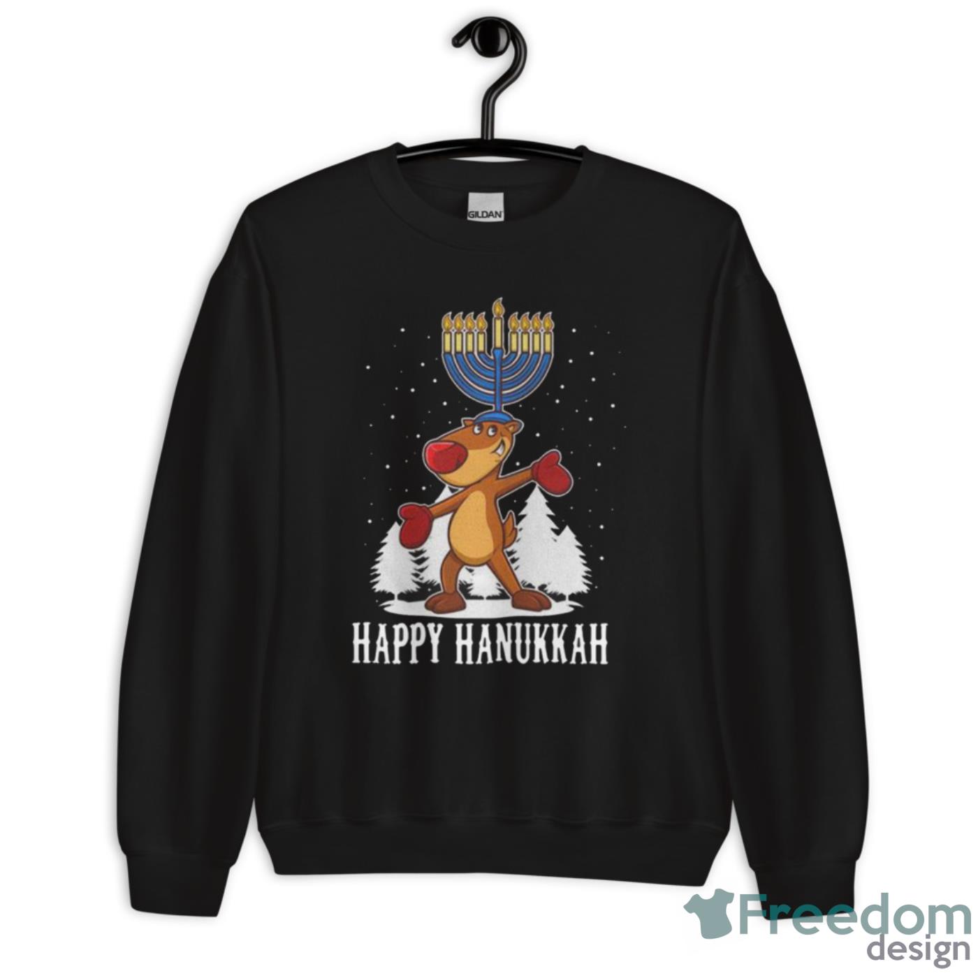 Cute Happy Hanukkah Merry Christmas Shirt - Unisex Heavy Blend Crewneck Sweatshirt Cute Happy Hanukkah Merry Christmas Shirt - Unisex Heavy Blend Crewneck Sweatshirt