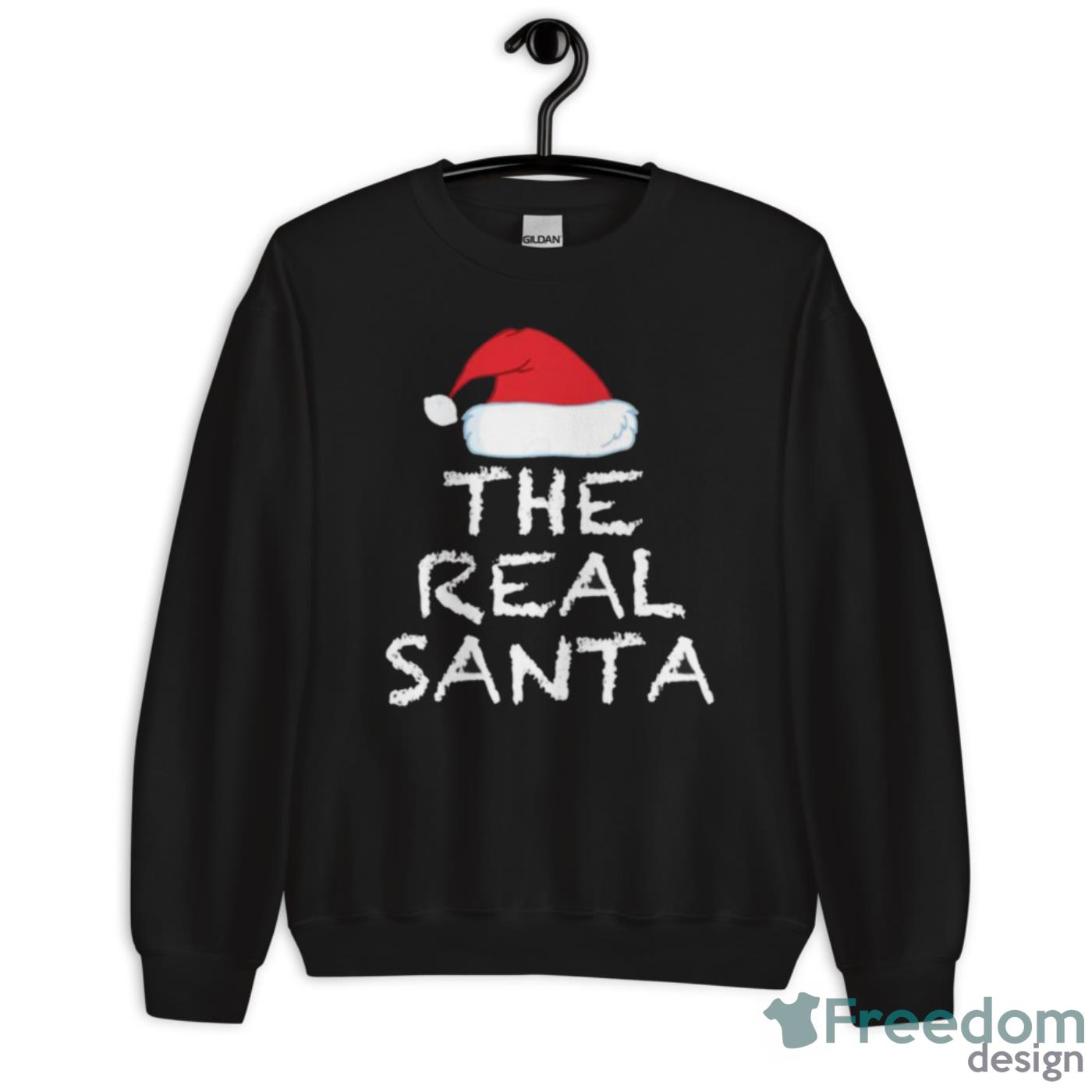 Cute The Real Santa Christmas Holiday Shirt - Unisex Heavy Blend Crewneck Sweatshirt Cute The Real Santa Christmas Holiday Shirt - Unisex Heavy Blend Crewneck Sweatshirt
