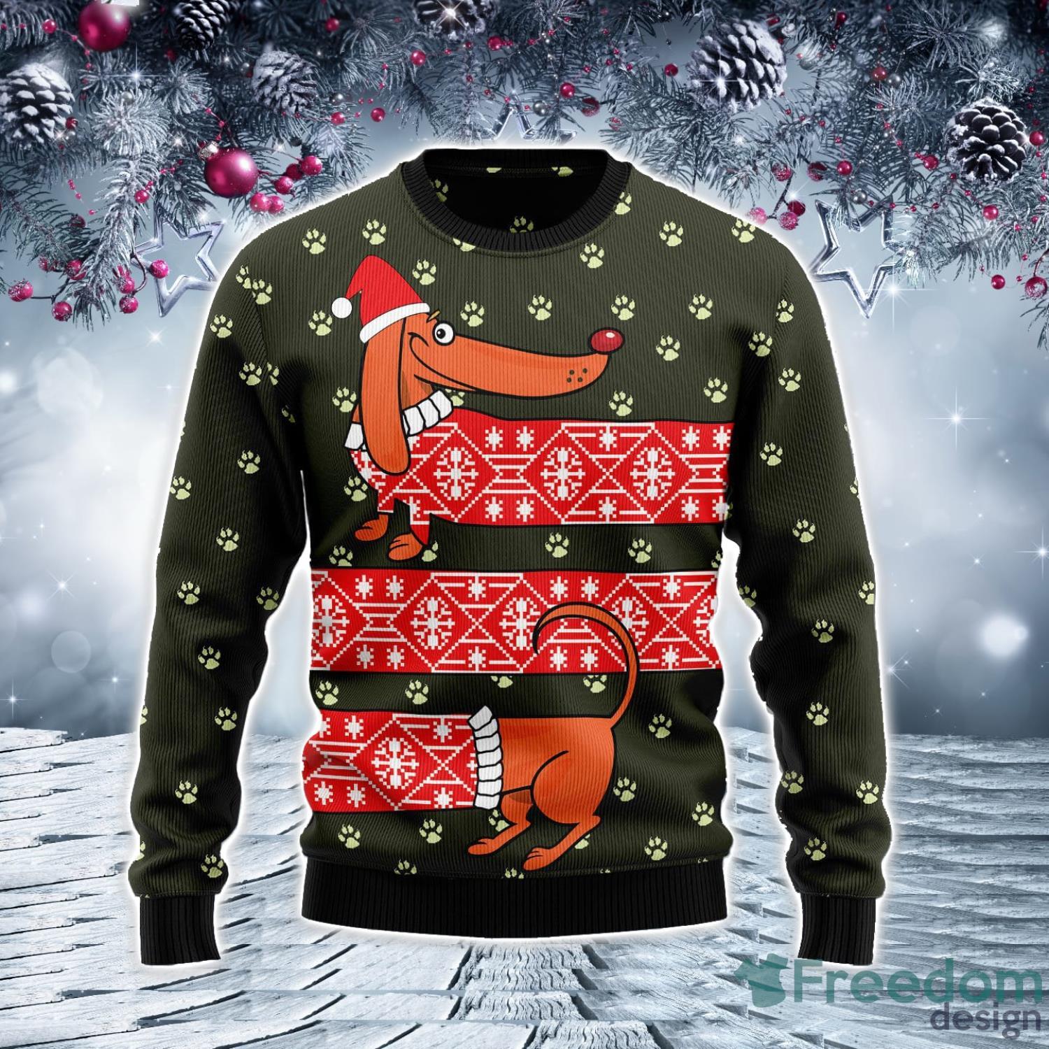 Minnesota Vikings Snoopy Dog 3D Christmas Ugly Sweater