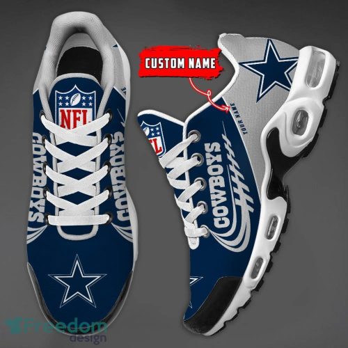 Dallas Cowboys Custom Name Air Cushion Sport Shoes For Fans Product Photo 3