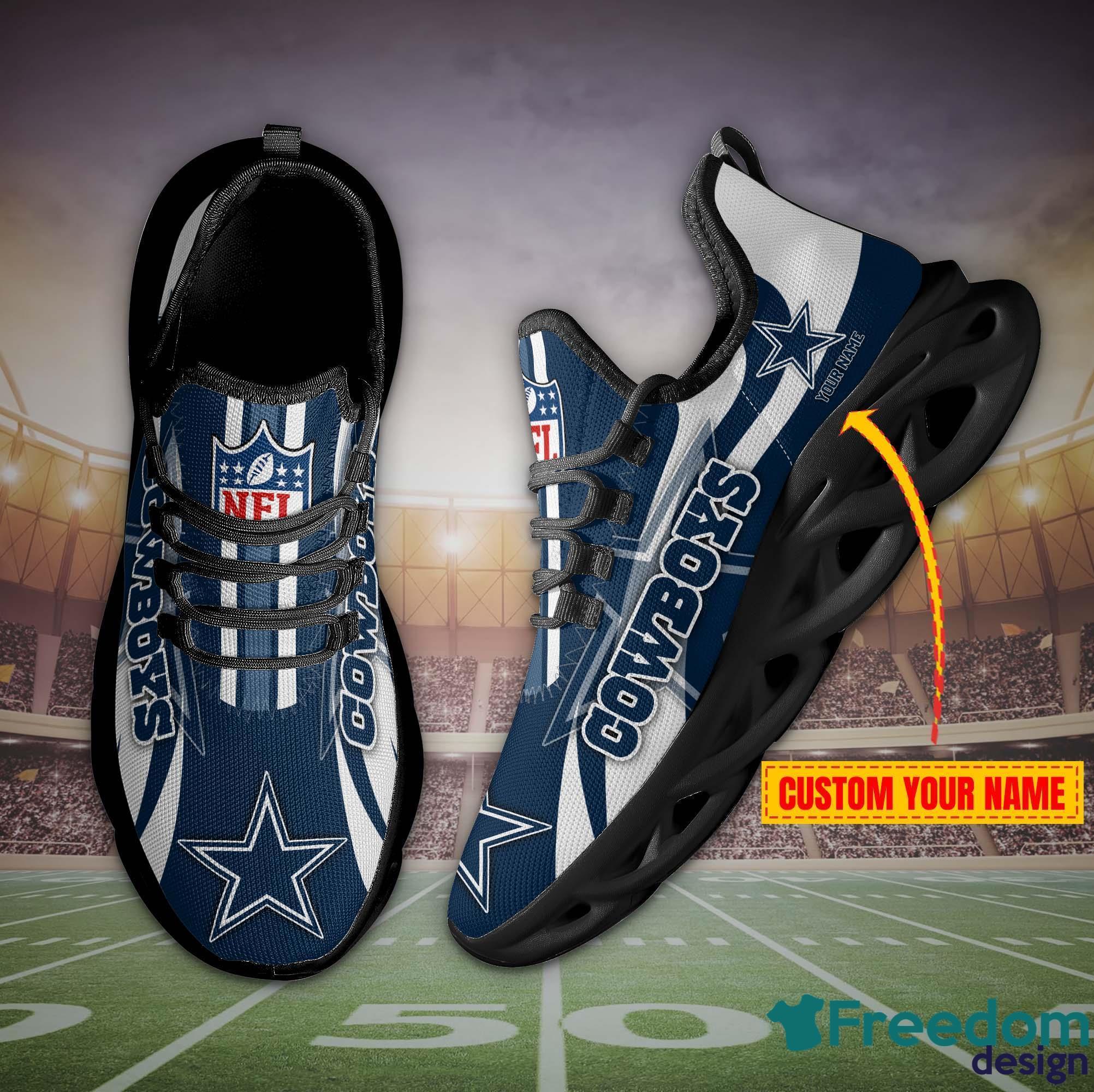 Dallas Cowboys NFL Unique Sneaker Max Soul Shoes - Freedomdesign