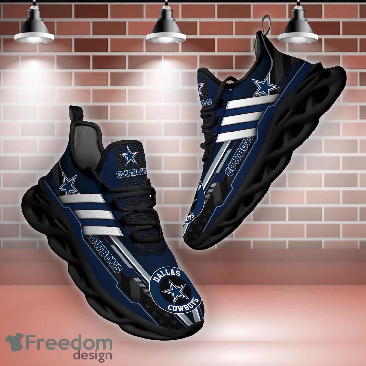 Dallas Cowboys Max Soul Sneakers Custom Name Running Shoes For Fans -  Freedomdesign