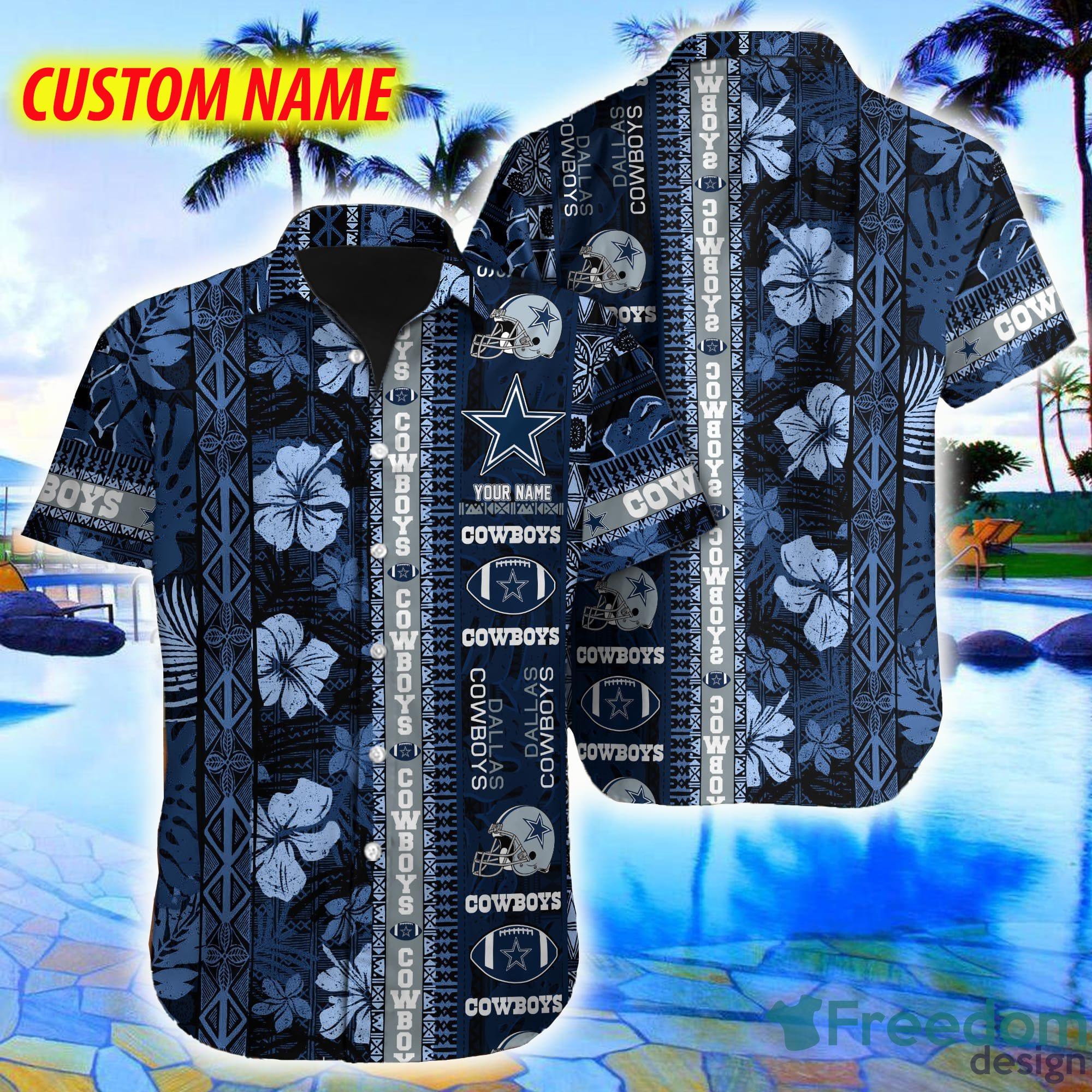 Dallas Cowboys 3D Customized Button Shirt, Dallas Cowboys Personalized  Hawaiian
