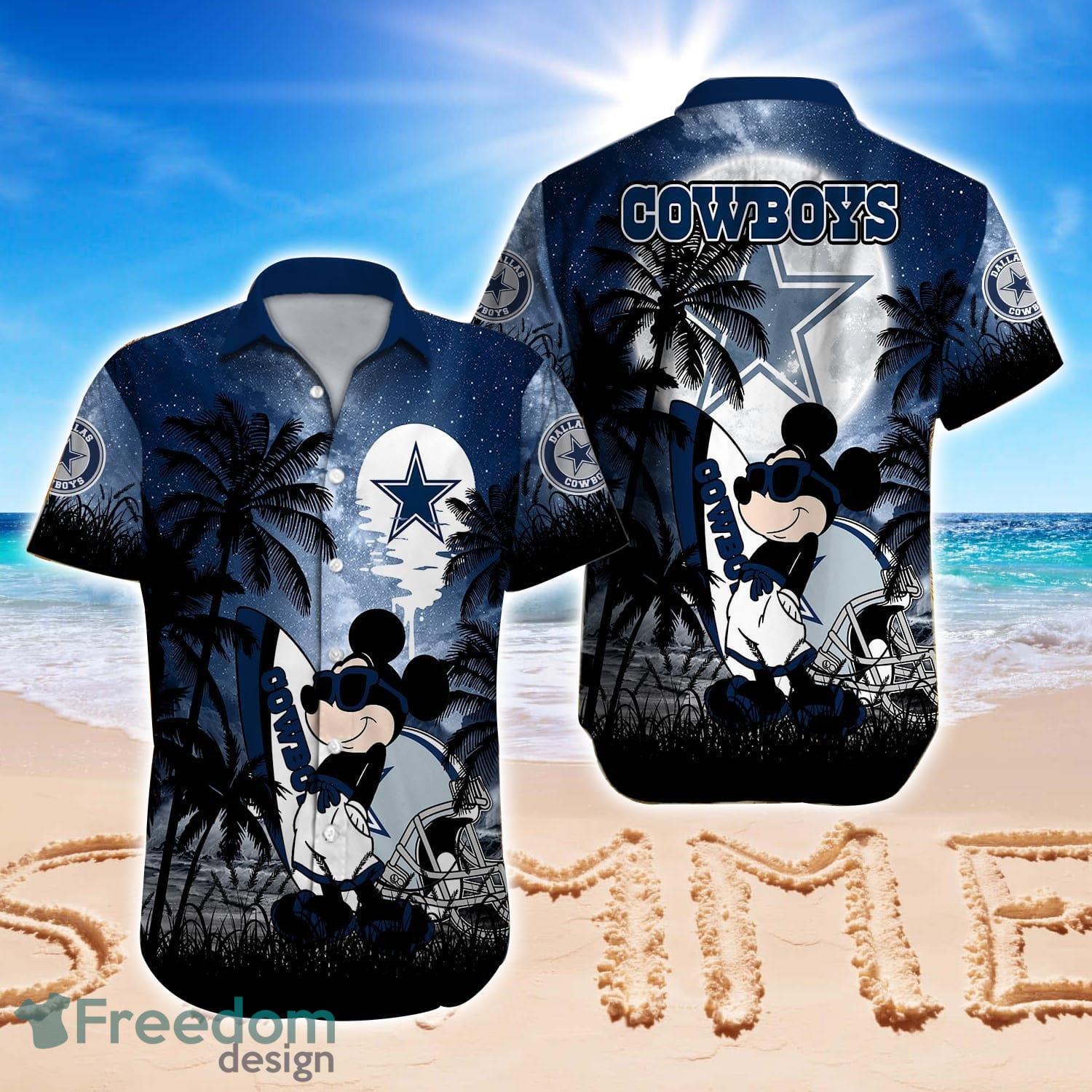 Personalized Dallas Cowboys Football Team Aop Up Summer Hawaiian