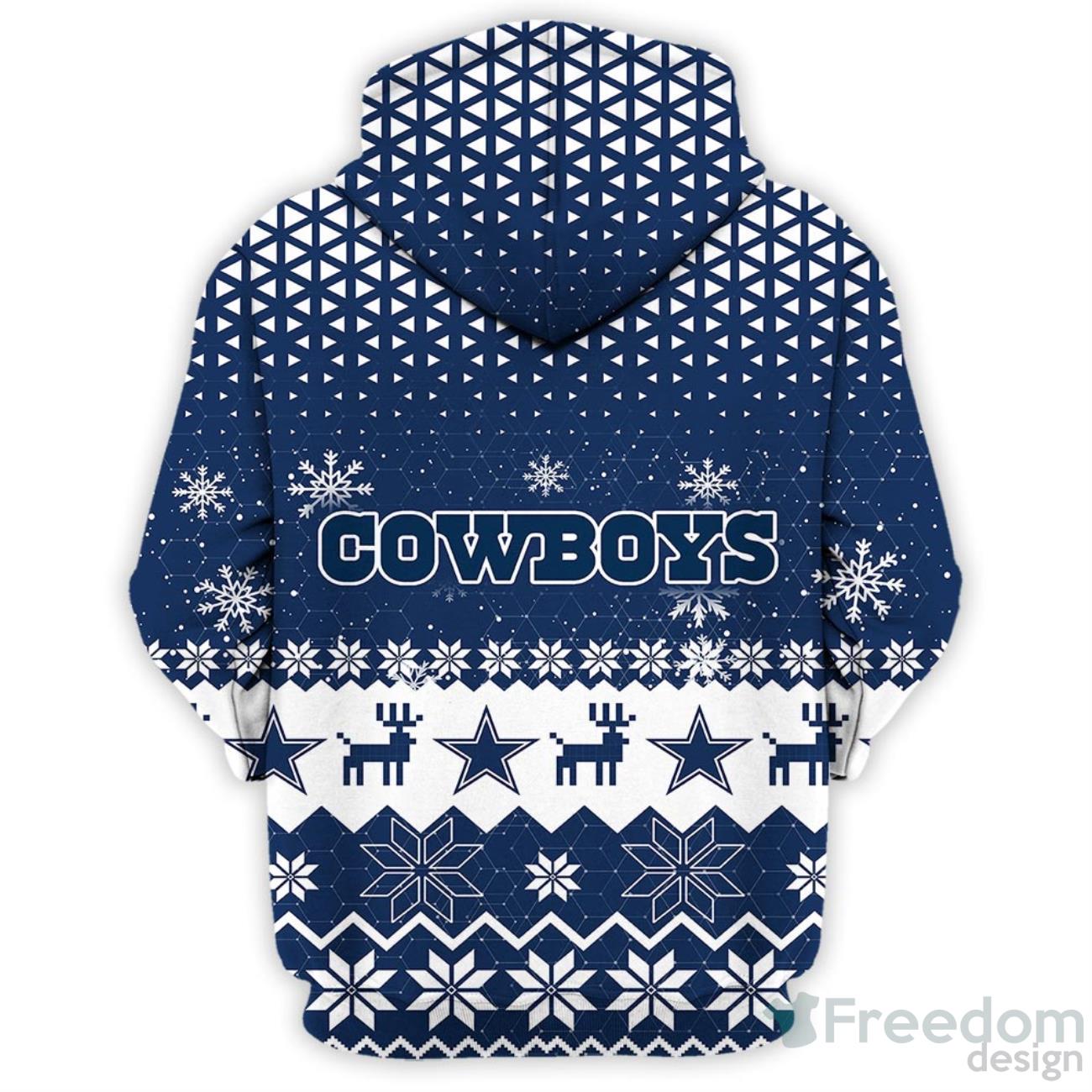 2023 Dallas Cowboys Zipper Hoodie Hooded Sweatshirt Casual Sports