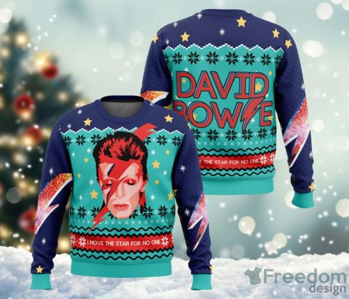 David Bowie David Bowie Ugly Sweater Christmas Ugly Sweater For Holiday Xmas Family Gift Product Photo 1