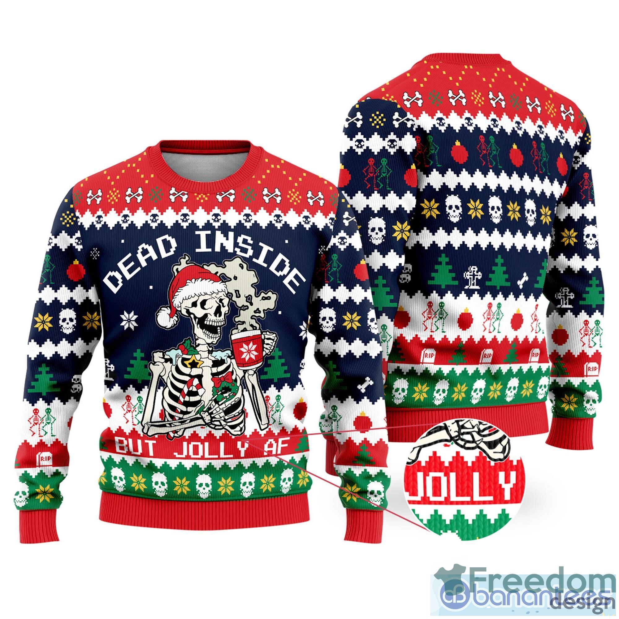 Chicago White Sox Grateful Dead Ugly Christmas Fleece Sweater -  Freedomdesign