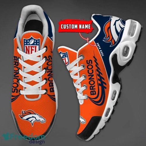 Denver Broncos Air Cushion Sport Shoes Custom Name Gift For Men And Women Sport Fans Product Photo 3