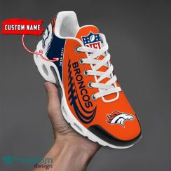 Denver Broncos Air Cushion Sport Shoes Custom Name Gift For Men And Women Sport Fans Product Photo 1