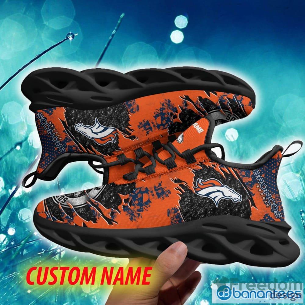 NFL Denver Broncos Air Cushion Sport Shoes Custom Name Special Gift For  Fans Men And Women Shoes - Freedomdesign