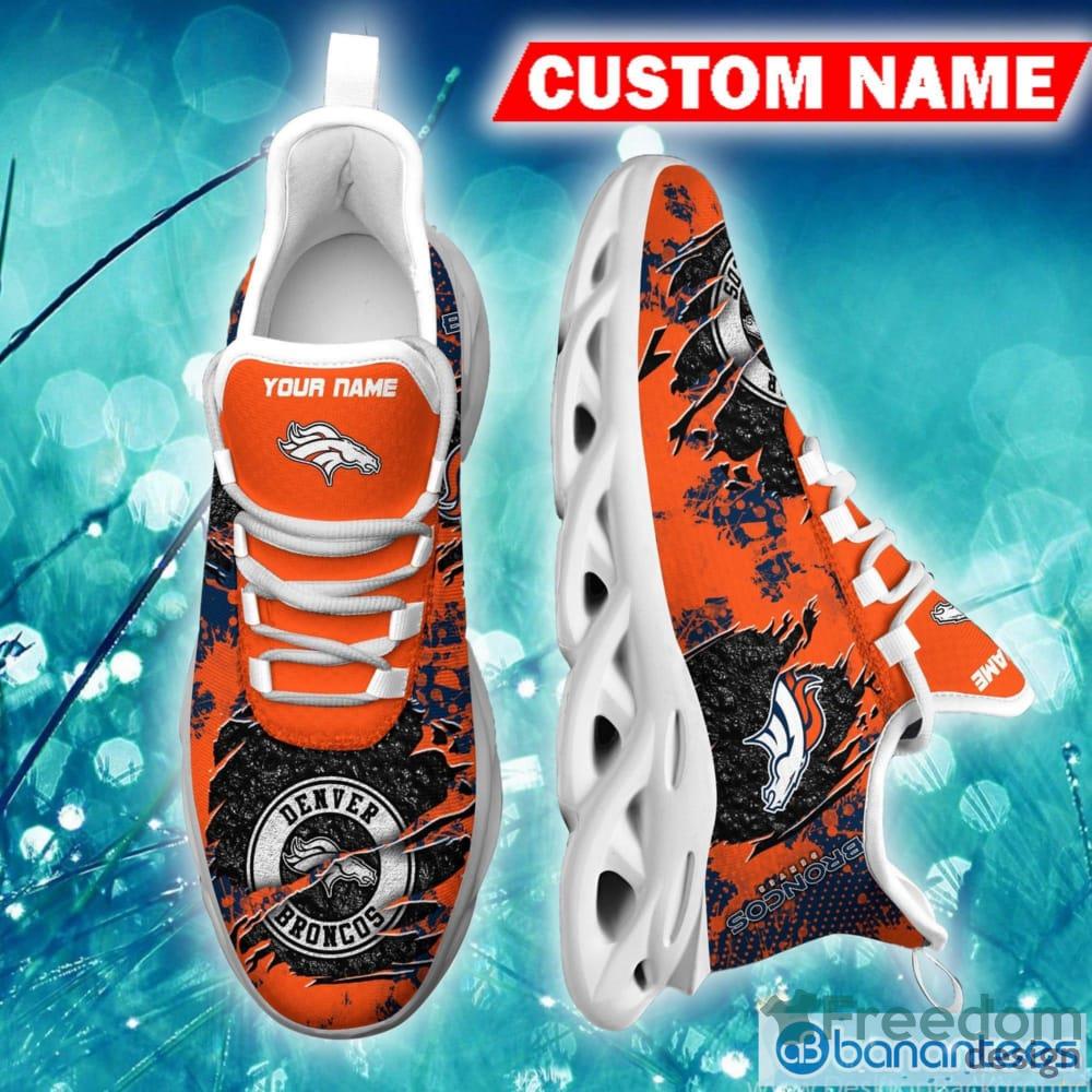 Denver Broncos NFL Custom Name Gift For Fans AOp Max Soul Shoes