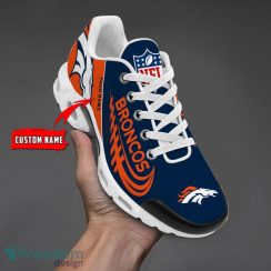 Denver Broncos Custom Name Air Cushion Sport Shoes For Fans Product Photo 1