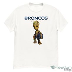 Denver Broncos NFL Football Groot Marvel Guardians Of The Galaxy T Shirt