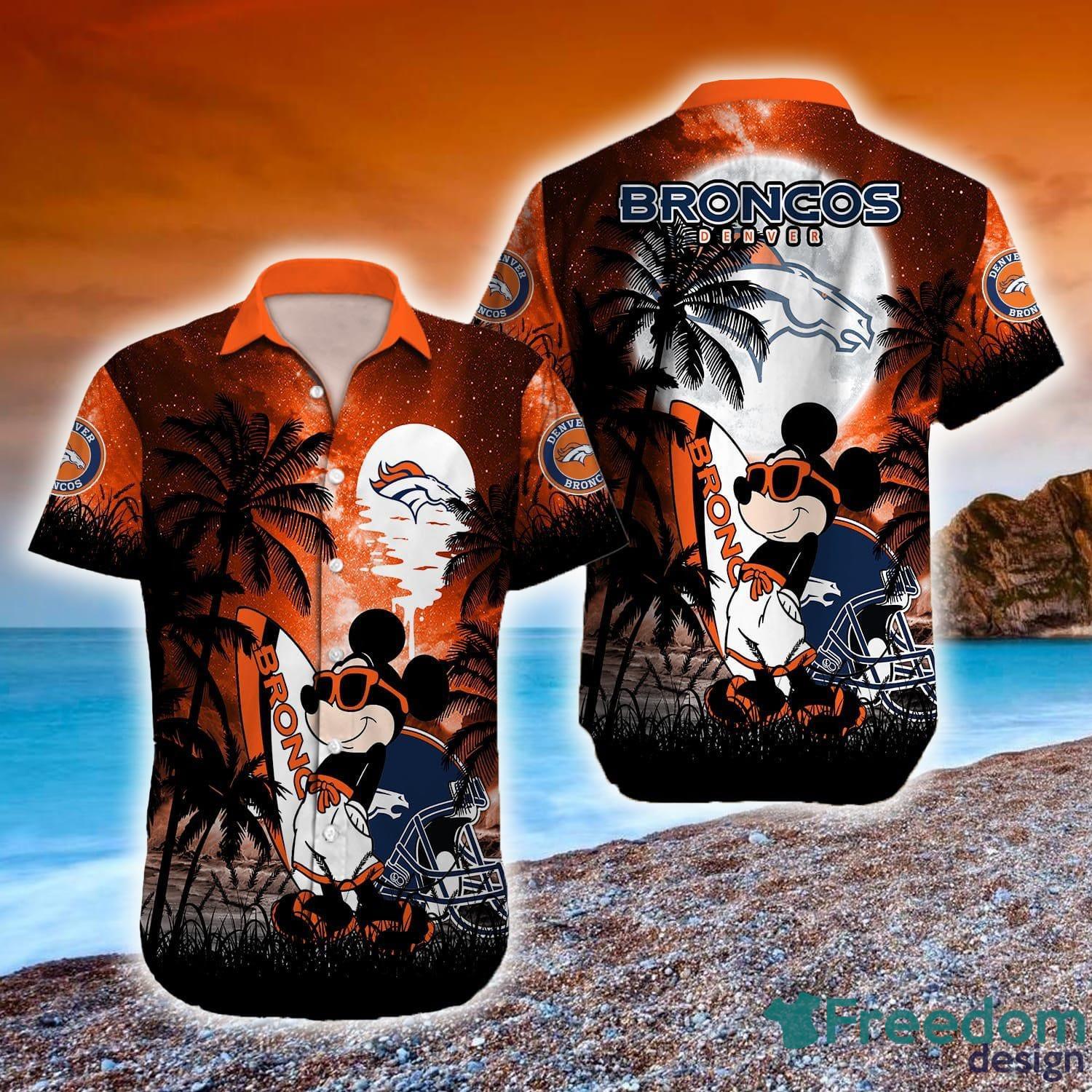 Denver Broncos NFL Hawaiian Shirt & Short For Fans