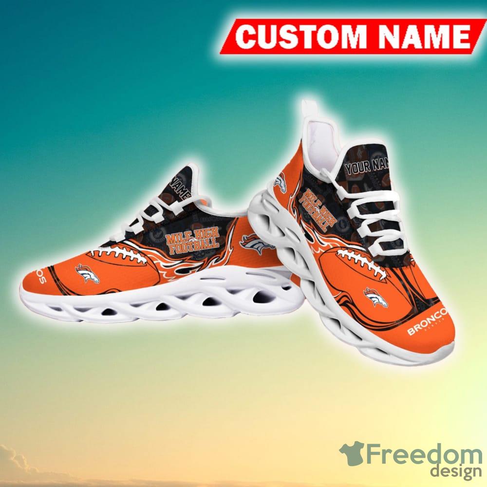 Denver Broncos NFL Max Soul Shoes Custom Name Sneakers For Men And Women -  Freedomdesign