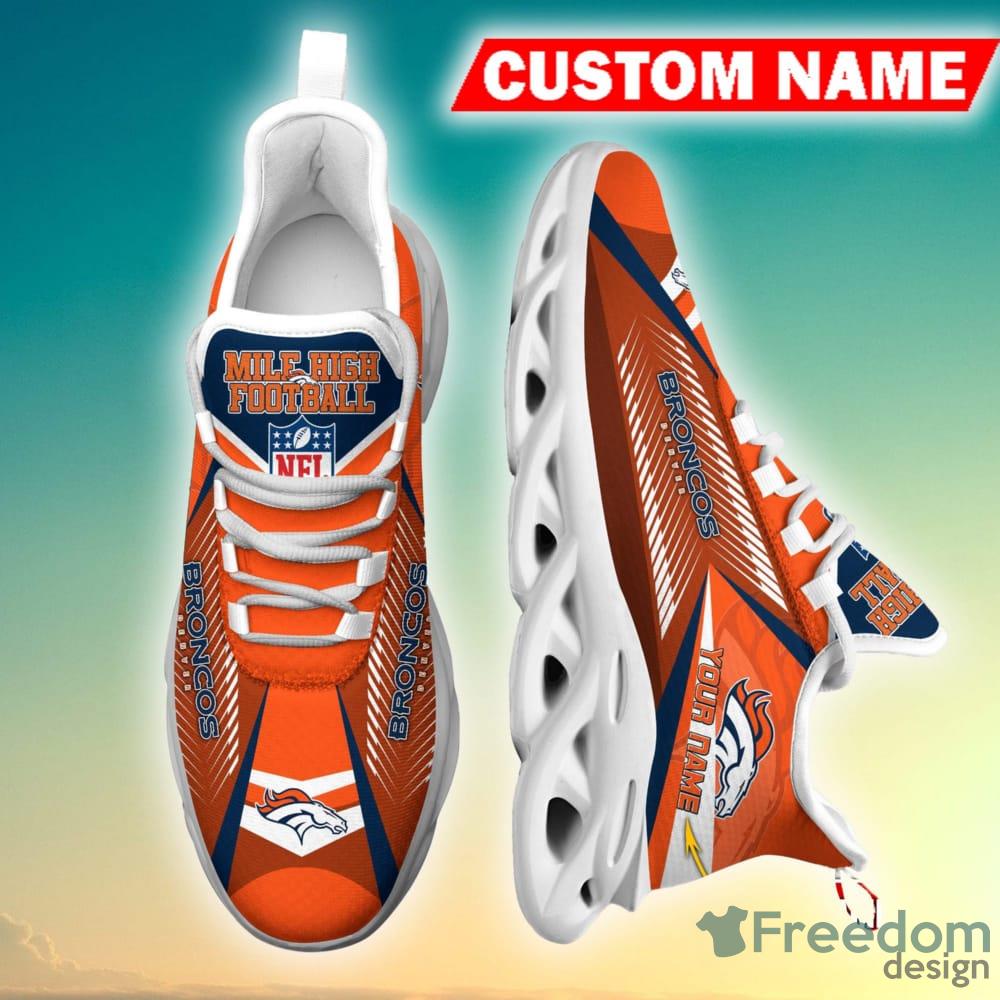 Denver Broncos NFL Custom Name Gift For Fans AOp Max Soul Shoes -  YesItCustom