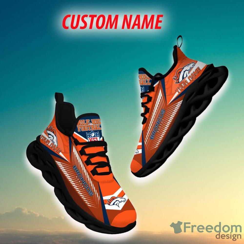 Denver Broncos NFL New Clunky Sneakers Max Soul Shoes For Men And