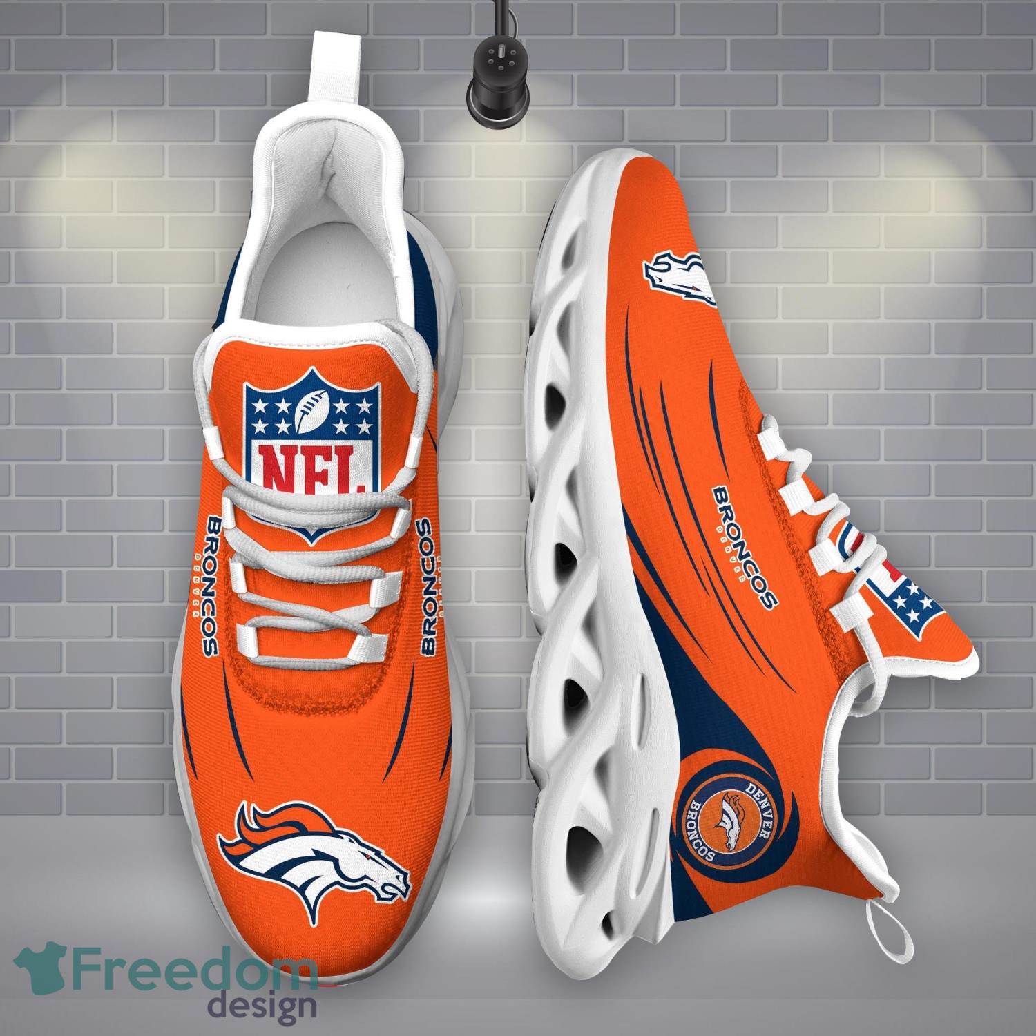 Denver Broncos NFLMax Soul Shoes New Sport Gift Running Sneakers Product Photo 2