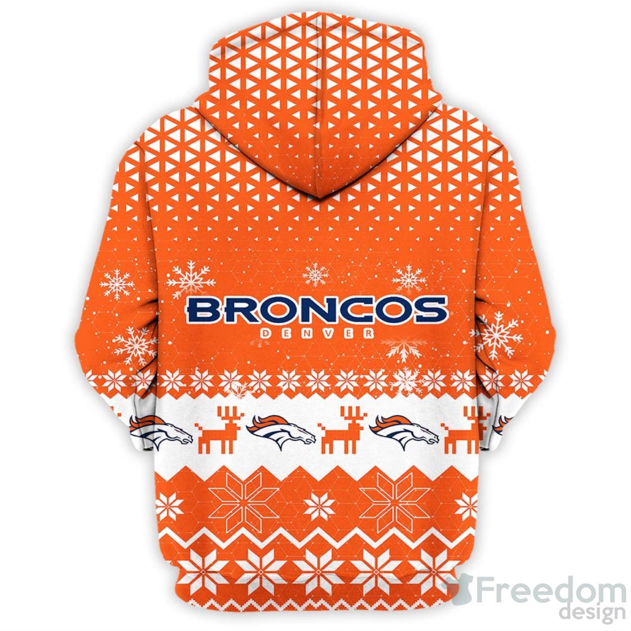 Dog Hoodie Denver Broncos Sports Fleece Fabric 