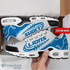 Detroit Lions Air Cushion Sport Shoes Custom Name Gift For Men And Women Sport Fans Product Photo 3