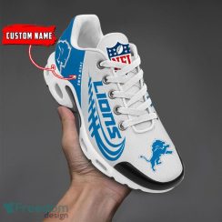 Detroit Lions Air Cushion Sport Shoes Custom Name Gift For Men And Women Sport Fans Product Photo 1