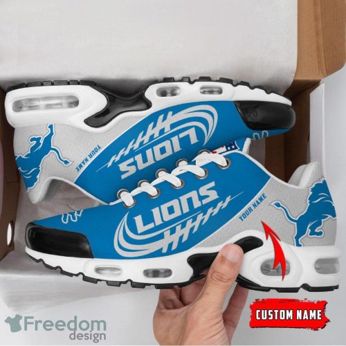 Detroit Lions Custom Name Air Cushion Sport Shoes For Fans Product Photo 2