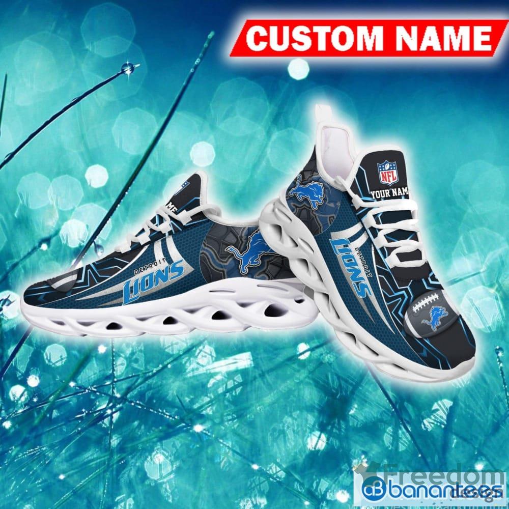 Custom Name Detroit Lions Custom Name And Number Air Jordan 13 Shoes For  Men And Women - Banantees