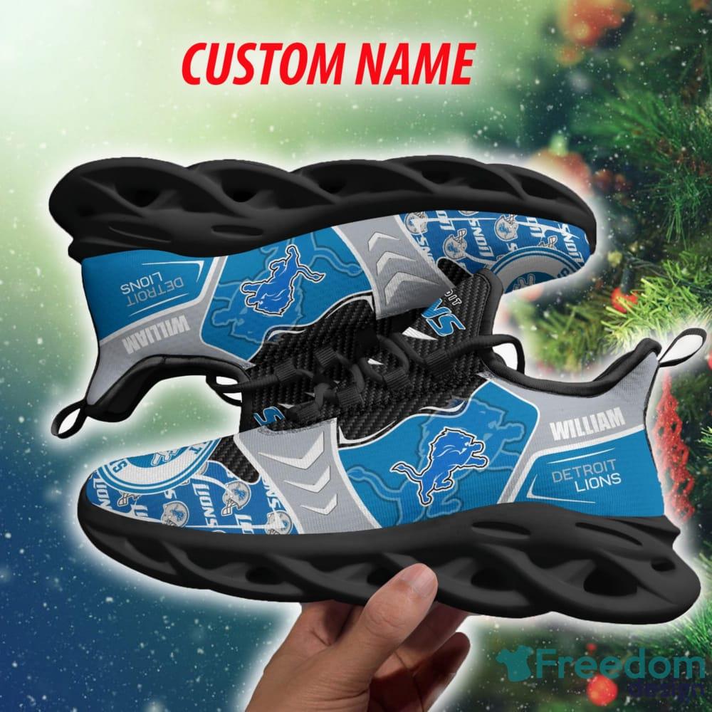 Detroit Lions NFL Max Soul Shoes Custom Name Sneakers For Men And Women -  Freedomdesign