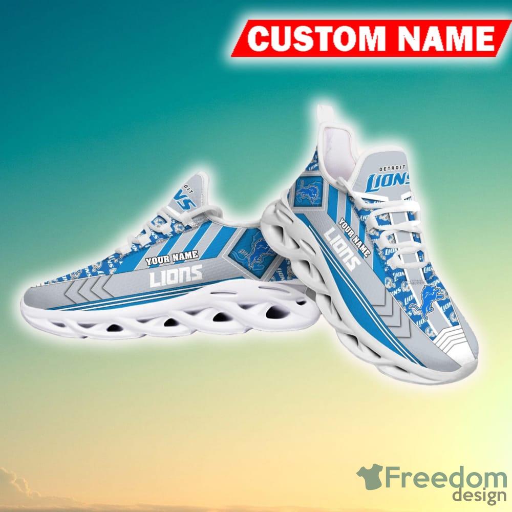 Detroit Lions NFL Custom Name Gift For Fans AOp Max Soul Shoes