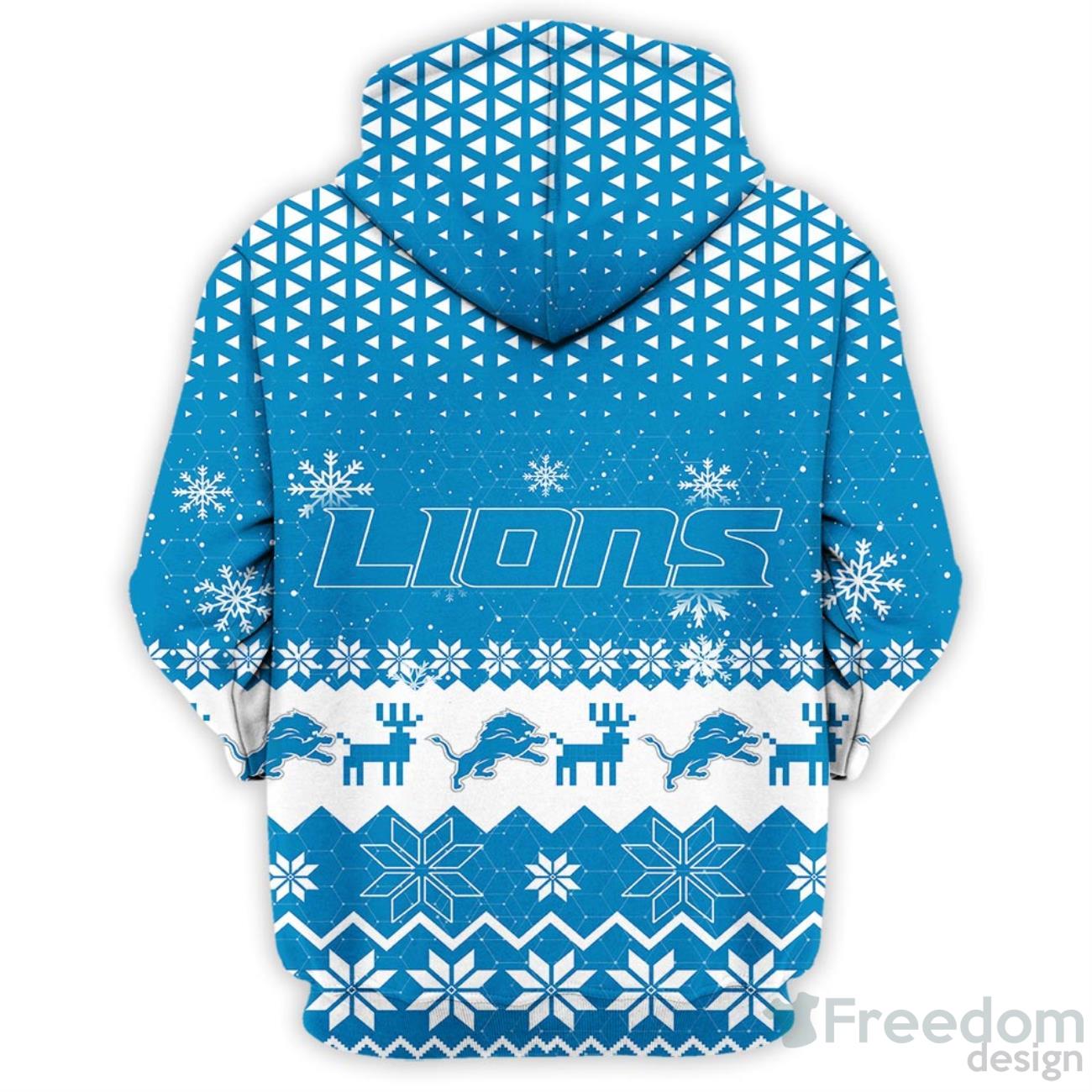 Sports Team Detroit Lions No1119 Hoodie 3D