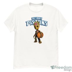 Detroit Pistons NBA Basketball Groot Marvel Guardians Of The Galaxy T Shirt