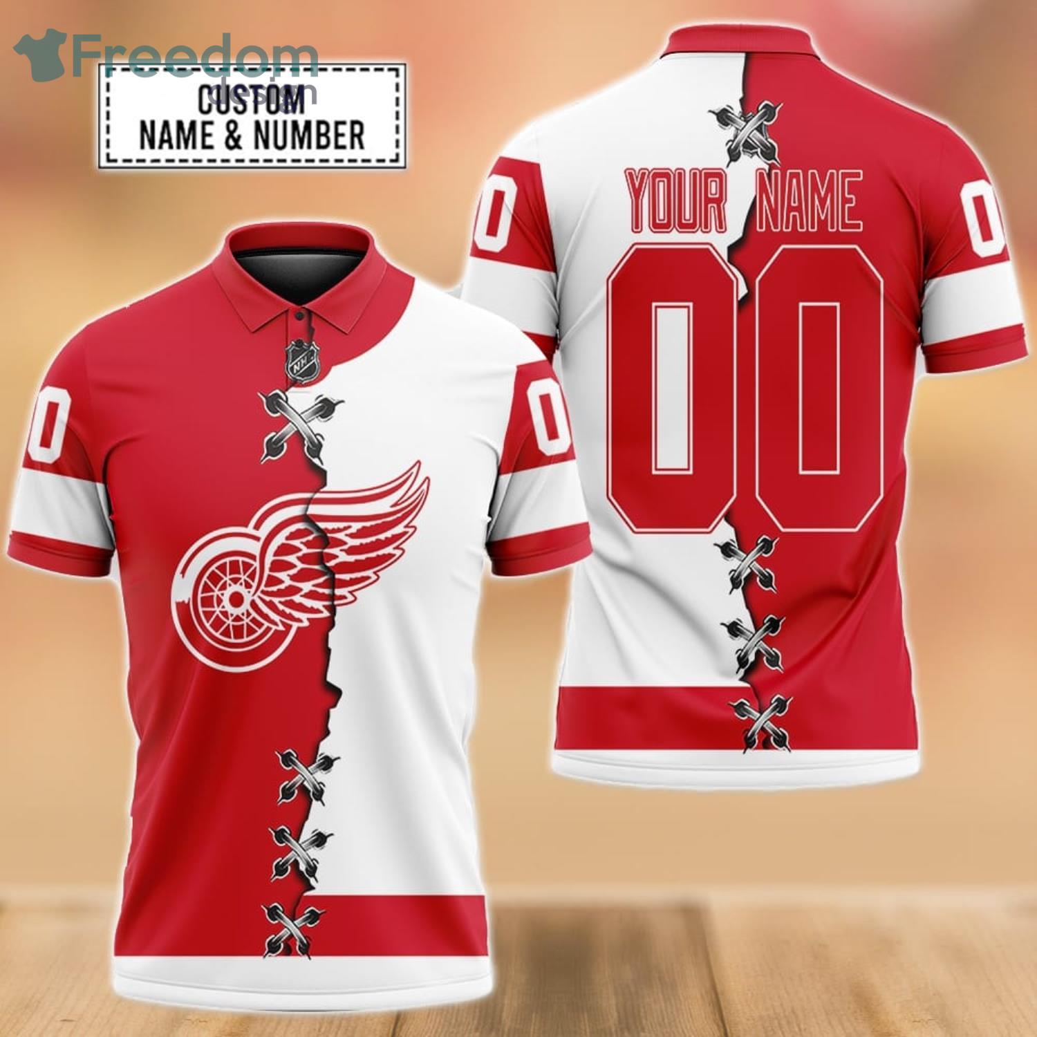 Hockey Jersey Detroit Red Wings 3D model