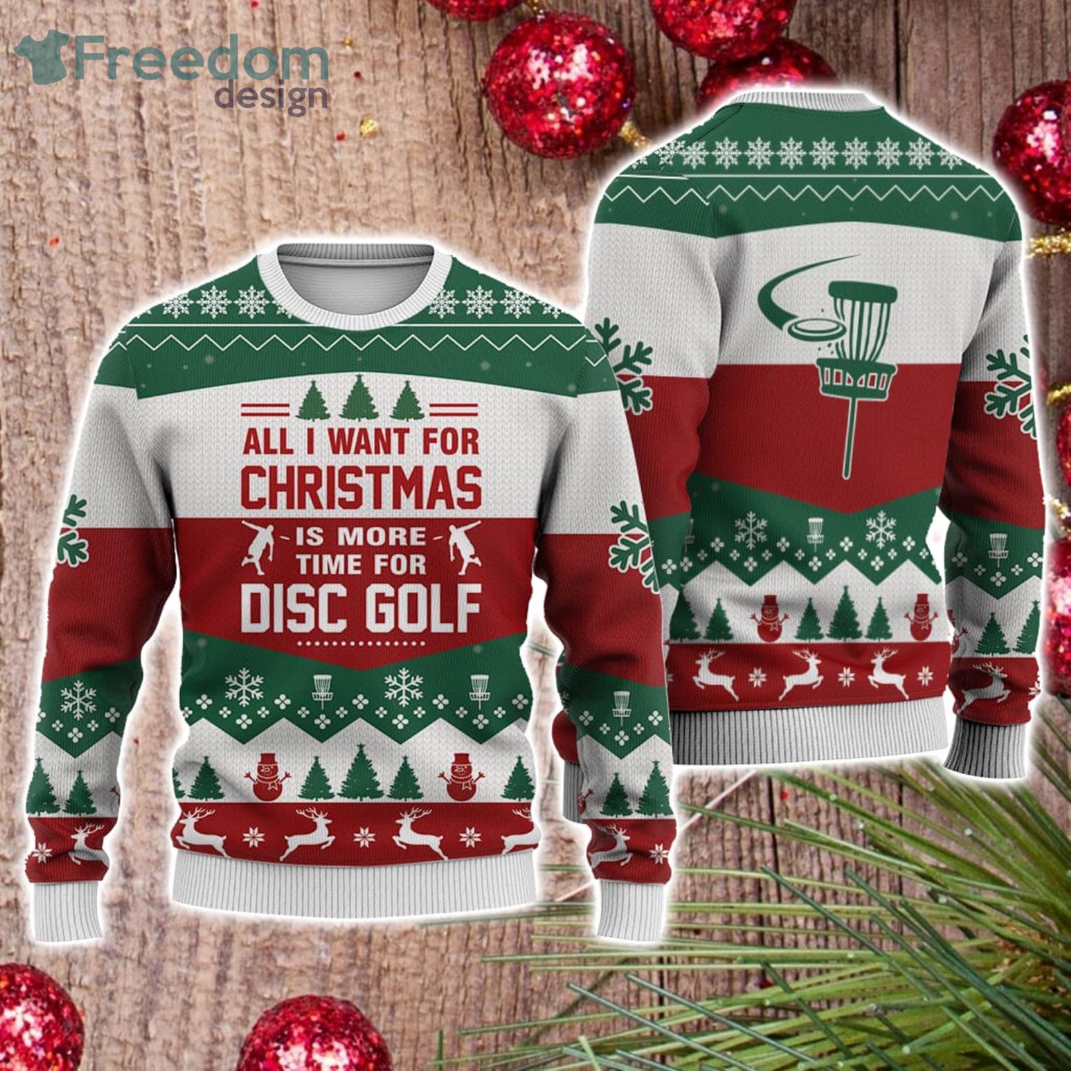 Disc golf ugly hot sale christmas sweater