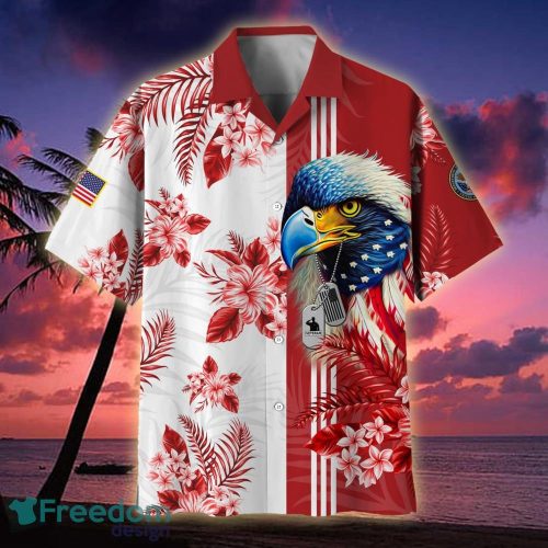 Eagle Luau US Veteran Hawaiian Shirt For Men Veteran - Eagle Luau US Veteran Hawaiian Shirt For Men Veteran