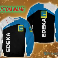 edeka Logo Brands Custom Name Snow 3D Sweatshirt For Men And Women Gift Christmas