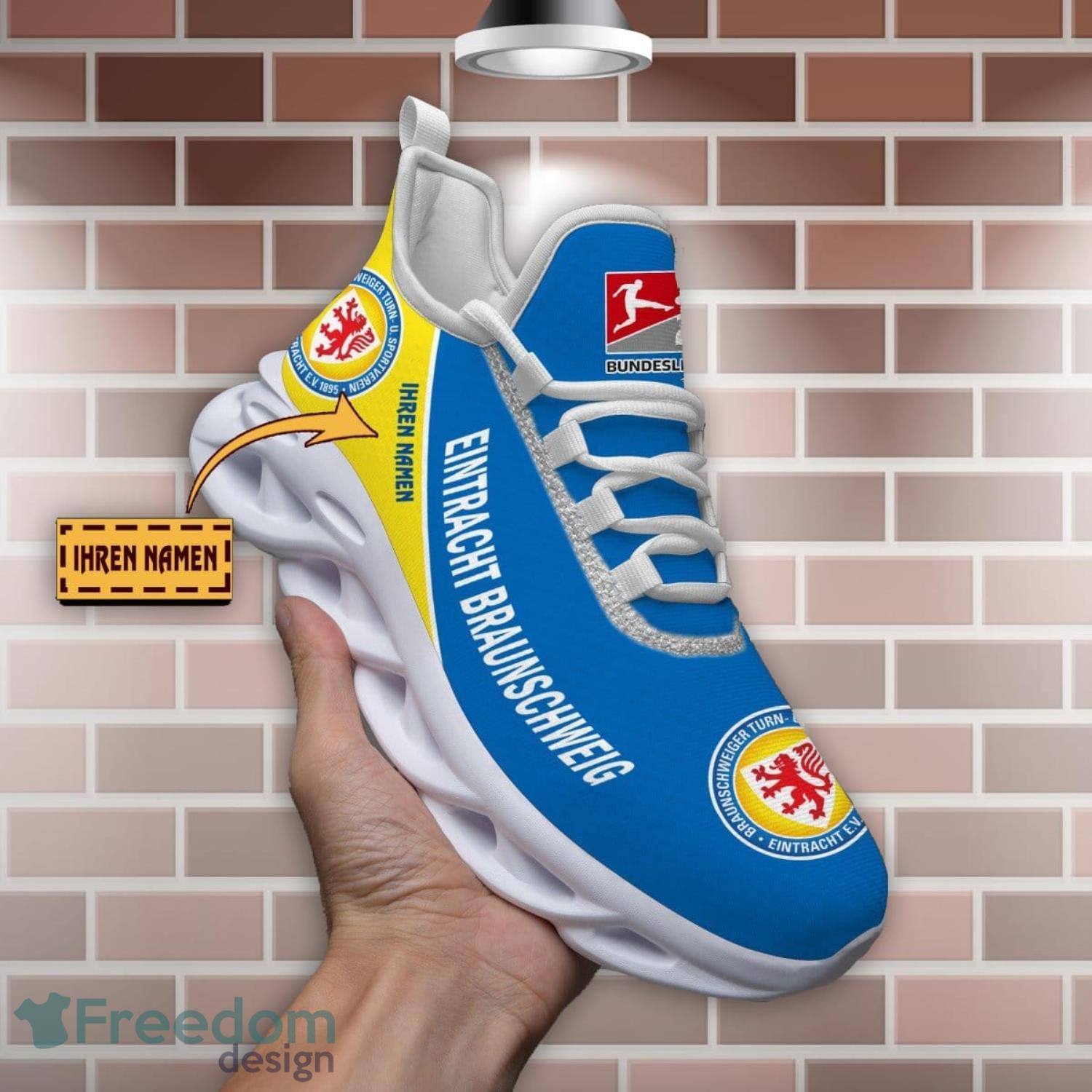 Eintracht Braunschweig Max Soul Shoes Men And Women Running Sneakers Custom Name Product Photo 1 Eintracht Braunschweig Max Soul Shoes Men And Women Running Sneakers Custom Name Product Photo 1