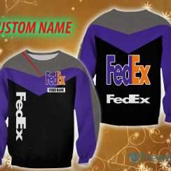 fedex Logo Brands Custom Name Gift 3D Sweatshirt For Men And Women Gift Christmas
