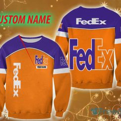 fedex Logo Brands Custom Name Jumper 3D Sweatshirt For Men And Women Gift Christmas